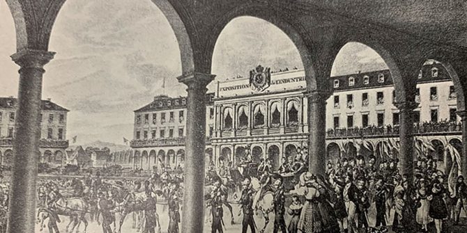 Départ de Charles X de Mulhouse